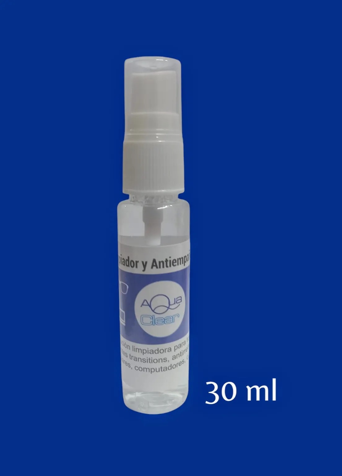 Liquido Limpiador Para Lentes Gafas Por Unidad 30 Ml